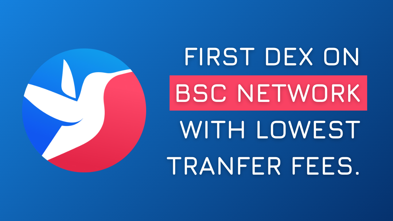 First DEX on BSC NETWORK with Lowest Transaction Fees.png